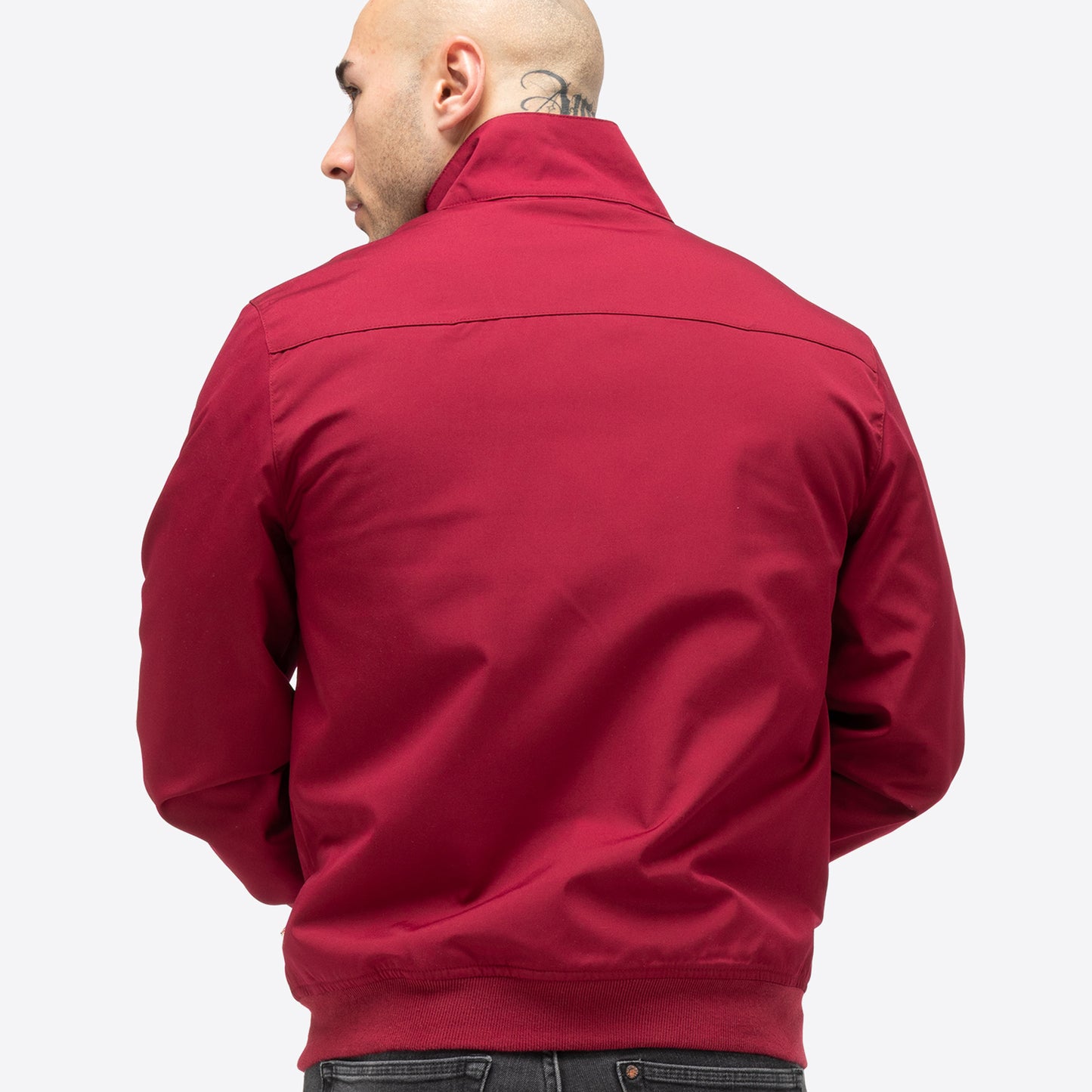 LONSDALE Harrington Jacke schmale Passform (burgundy - weinrot)