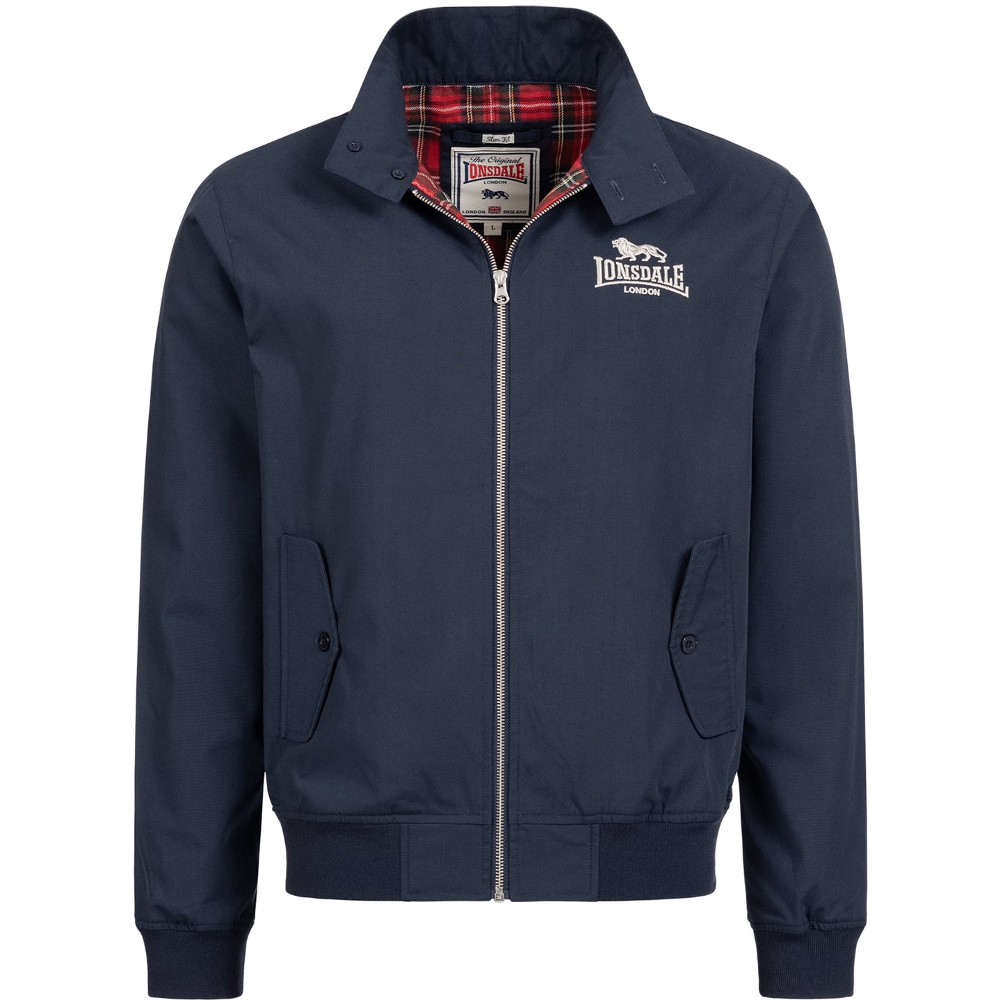 LONSDALE Harrington Jacke schmale Passform (dunkelblau - navy)
