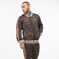 Trainingsjacke "The Gentlemen" Trackjacket von LONSDALE LONDON (hedley-karo-brown)