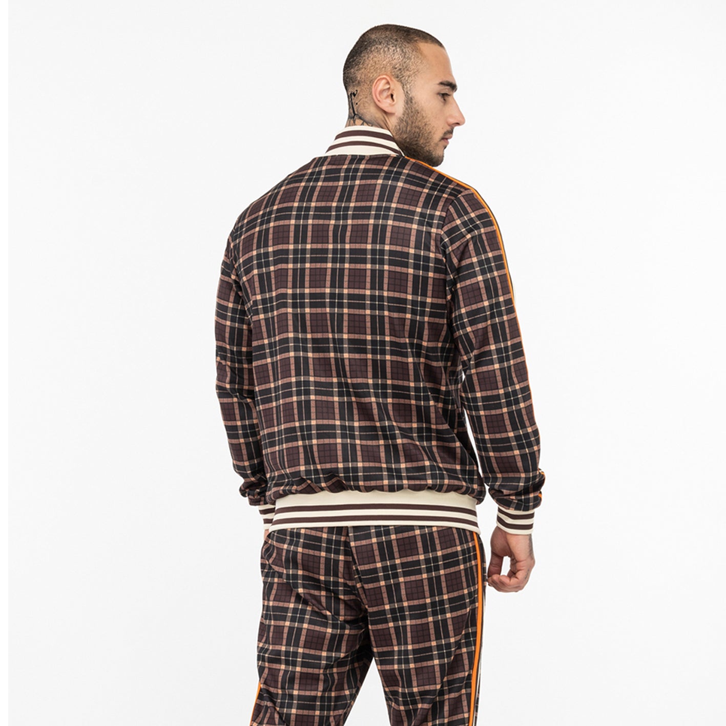Trainingsjacke "The Gentlemen" Trackjacket von LONSDALE LONDON (hedley-karo-brown)