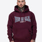 LONSDALE LONDON Hoodie Kapuzensweater sellan (weinrot - burgundy)