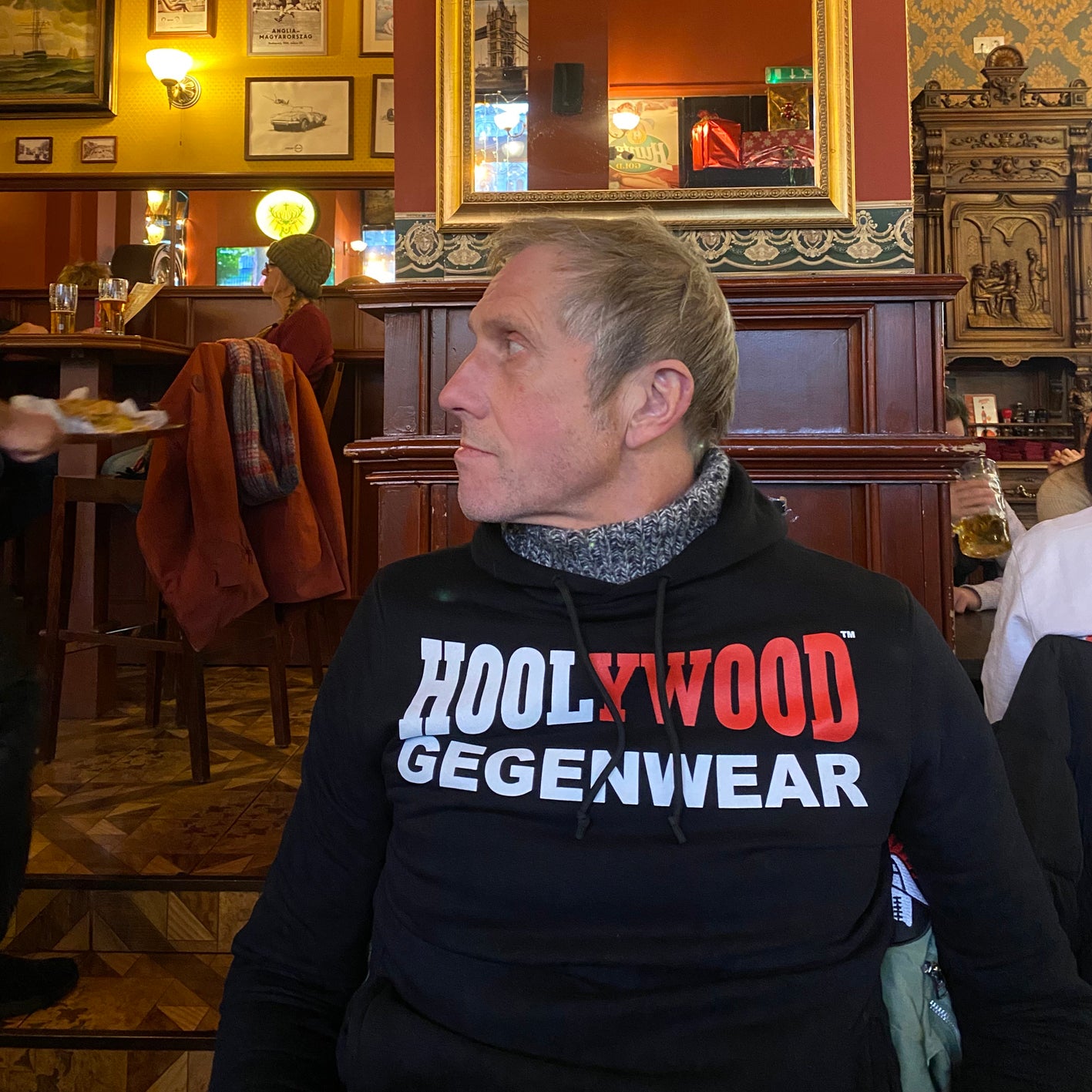 HOOLYWOOD GEGENWEAR – Kapuzensweatshirt, Hoodie (black/schwarz)