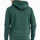 LONSDALE London Hoodie Kapuzensweatshirt mit klassischem zweifarbigem Flockdruck (dunkelgrün - bottlegreen)