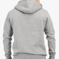 LONSDALE London Hoodie Kapuzensweatshirt mit klassischem zweifarbigem Flockdruck (grau malange)