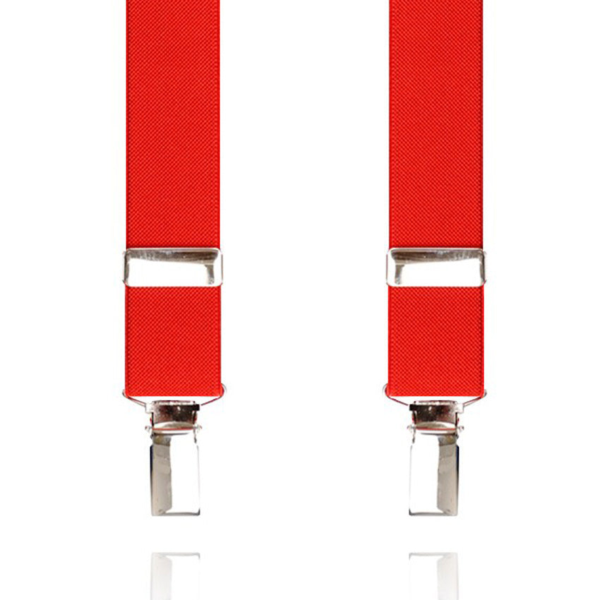 Hosenträger Brases klassisch british UK Mod and Skinhead Szene MADE IN GERMANY (rot - red)