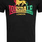 LONSDALE LONDON T-Shirt mit mehrfarbigen Löwen Druck (Jamaica colors)