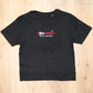 HOOLYWOOD Kids T-Shirt THE NEXT GENERATION hochwärtiger zweifarbiger Stick Made in Germany (schwarz/black)