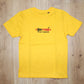 HOOLYWOOD Kids T-Shirt THE NEXT GENERATION hochwärtiger zweifarbiger Stick Made in Germany (Gelb/Yellow)