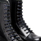 Schnürsenkel für 14 Loch Boots/Stiefel 3 Paar Round-Laces Länge ca.200cm  (schwarz - black)
