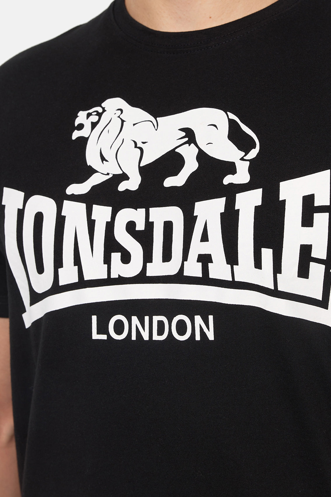LONSDALE LONDON LION T-Shirt (schwarz - black)