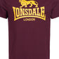 LONSDALE LONDON LION T-Shirt (weínrot - oxblood)