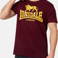 LONSDALE LONDON LION T-Shirt (weínrot - oxblood)