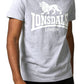LONSDALE LONDON LION T-Shirt (grau melange/weiss - marl grey/white)