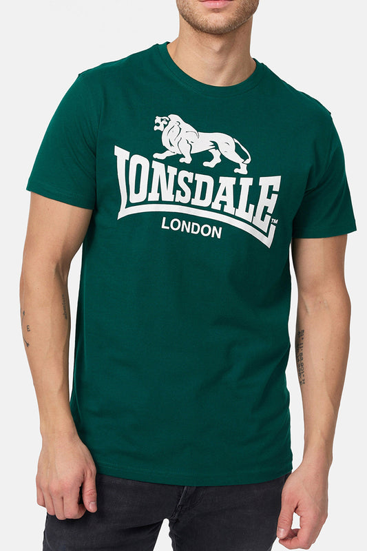 LONSDALE LONDON LION T-Shirt (dunkelgrün - bottlegreen)