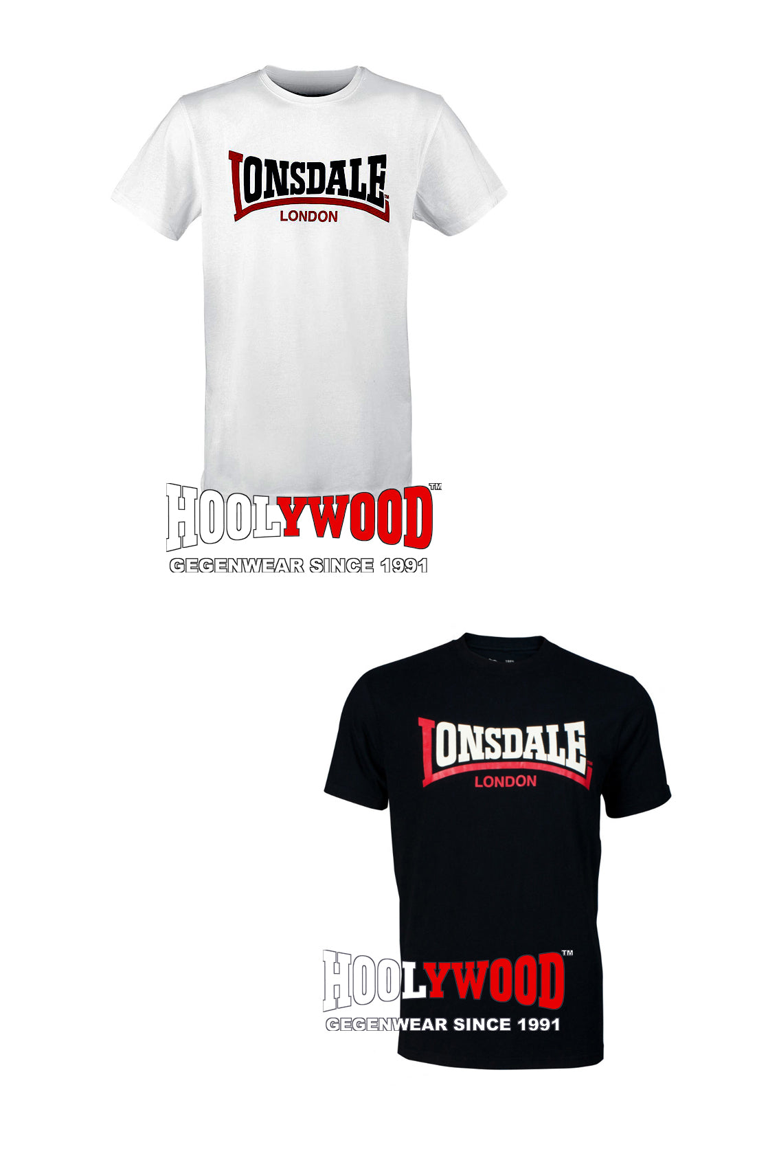 LONSDALE LONDON T-Shirt TWO TONE (weiss-white)