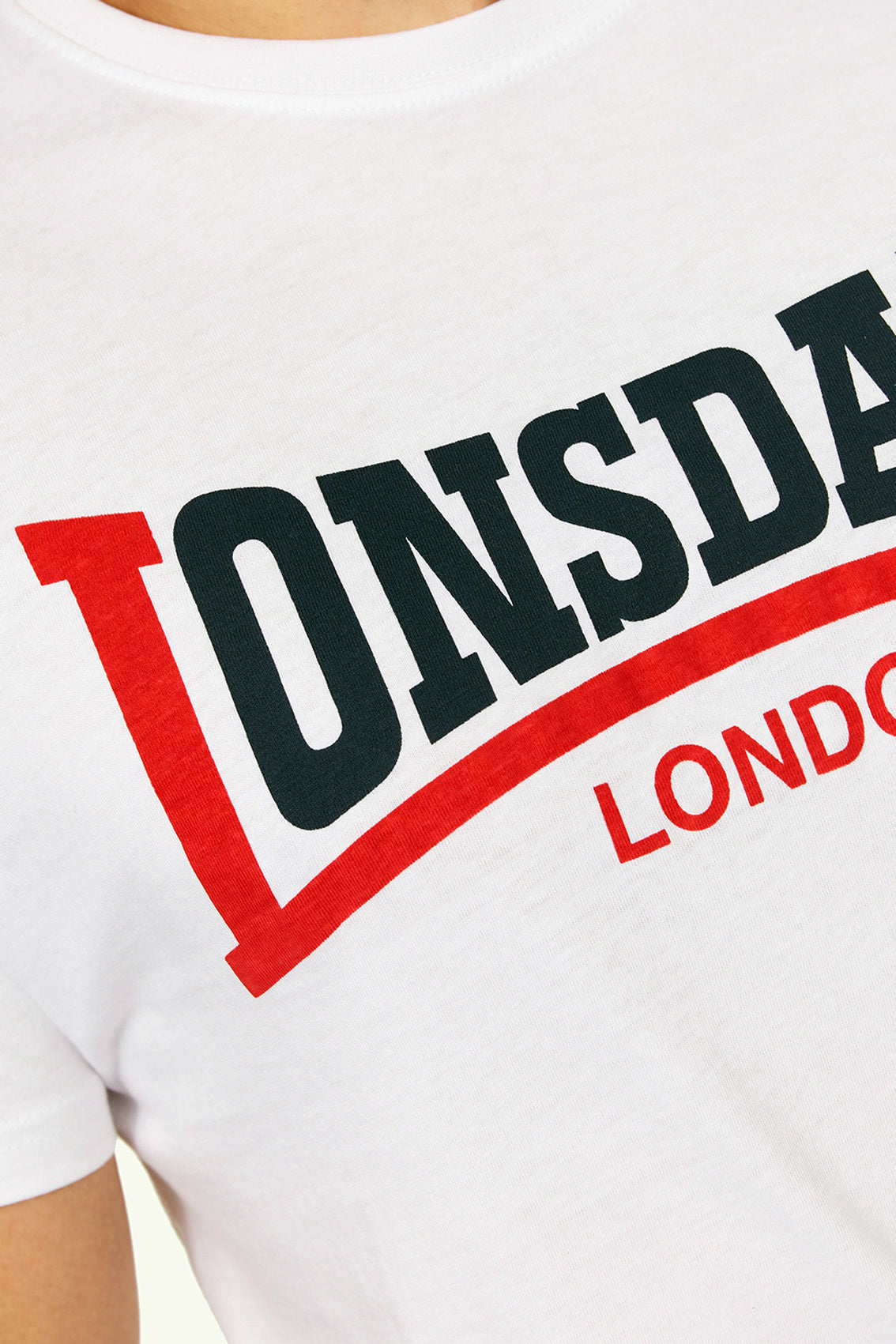 LONSDALE LONDON T-Shirt TWO TONE (weiss-white)