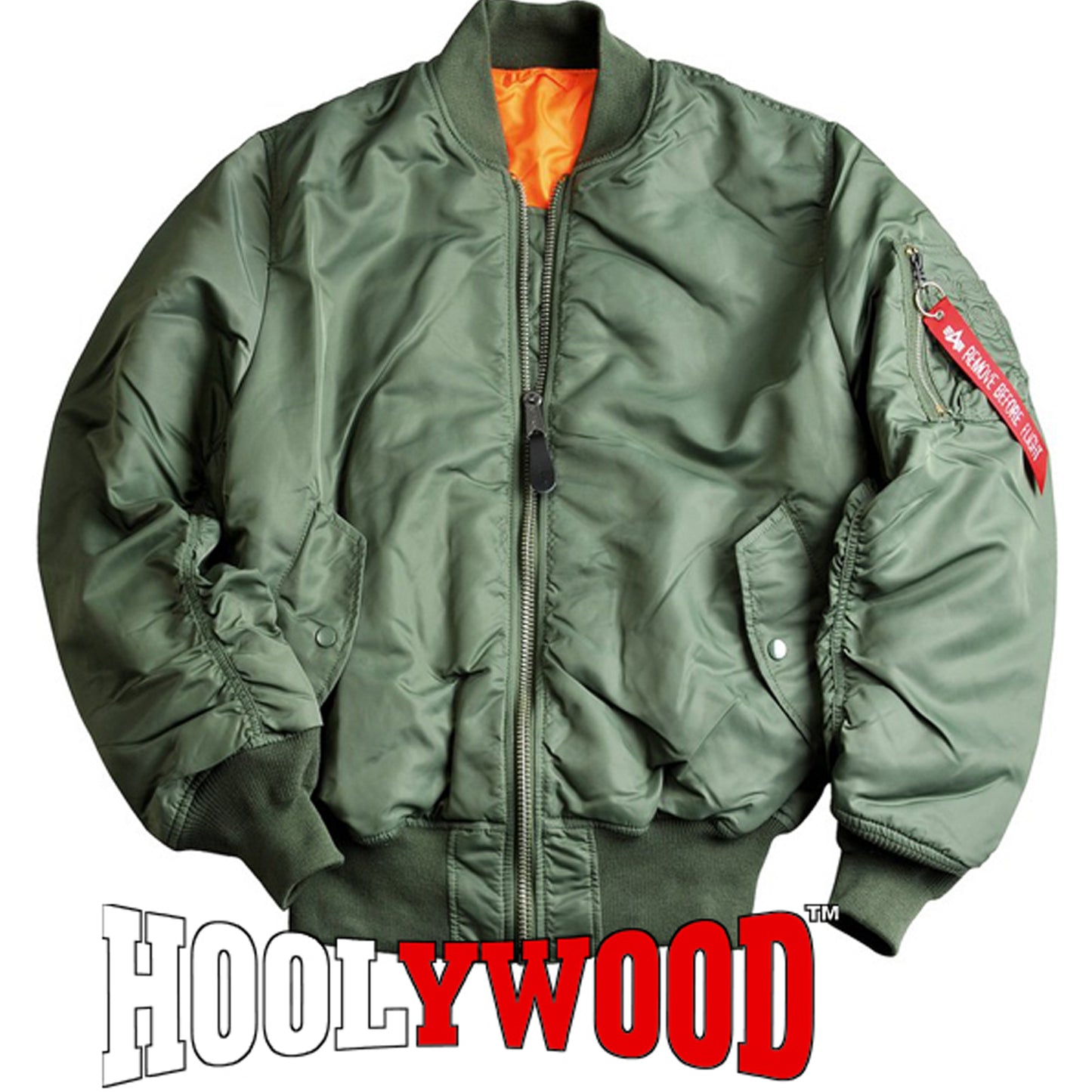 ALPHA IND. Bomberjacket, Fliegerjacke (sage green - olive grün)