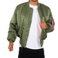 ALPHA IND. Bomberjacket, Fliegerjacke (sage green - olive grün)