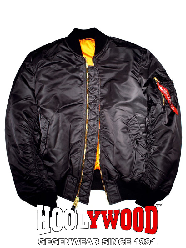 ALPHA IND. Bomberjacket, Fliegerjacke (black - schwarz)