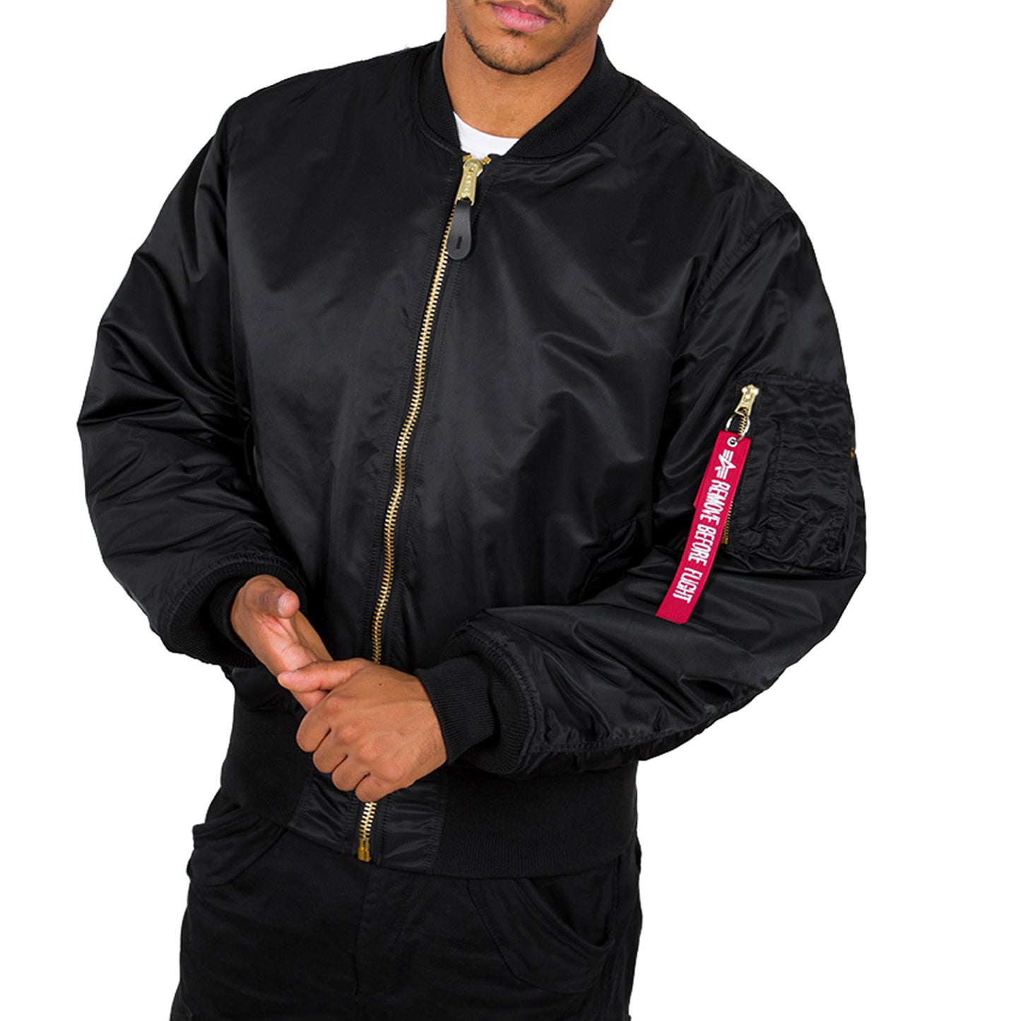 ALPHA IND. Bomberjacket, Fliegerjacke (black - schwarz)