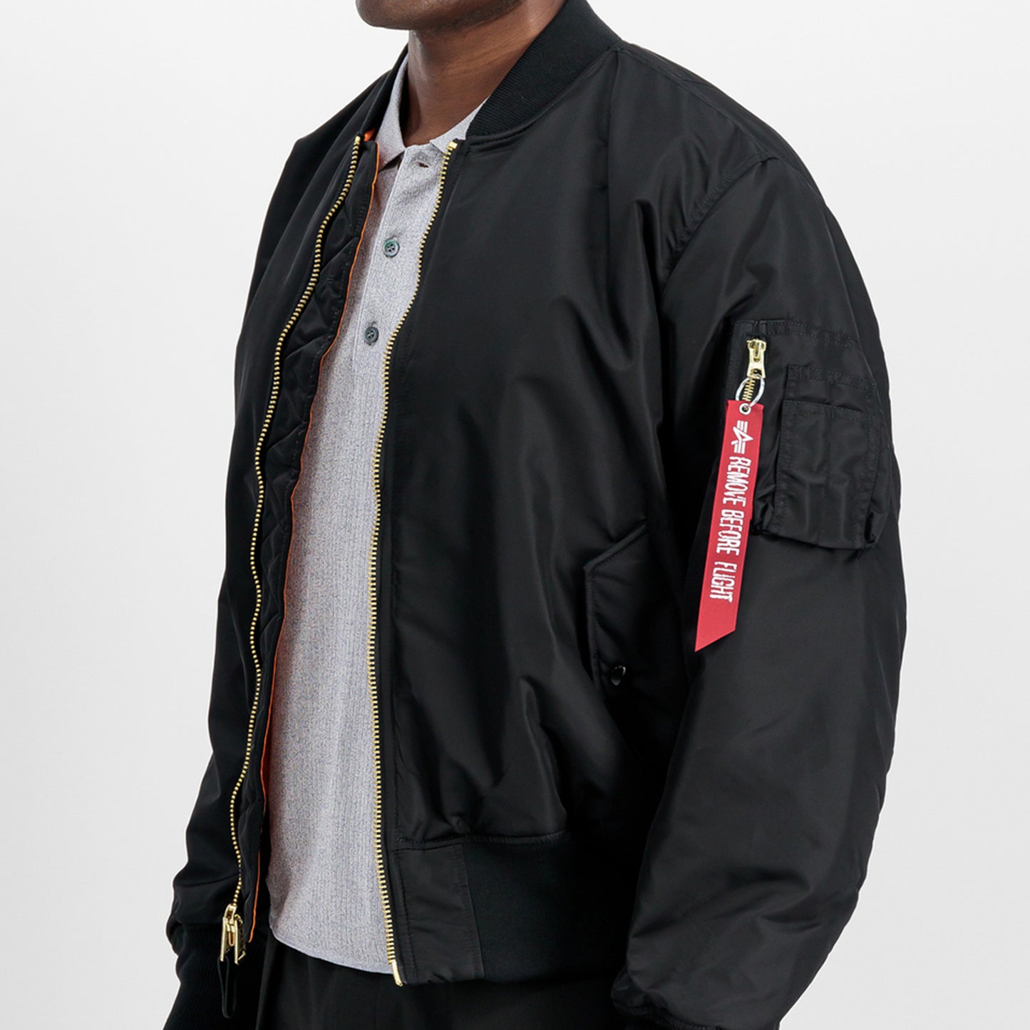 ALPHA IND. Bomberjacket, Fliegerjacke (black - schwarz)