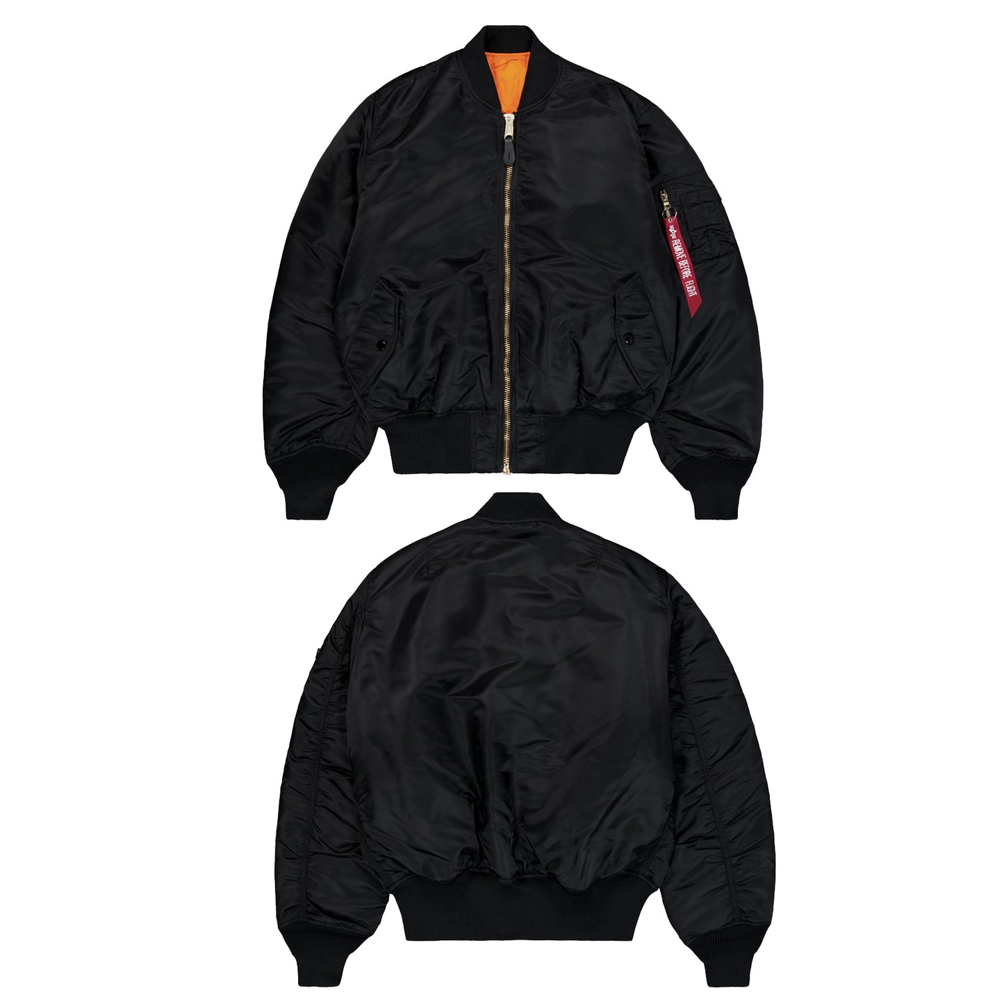 ALPHA IND. Bomberjacket, Fliegerjacke (black - schwarz)