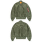 ALPHA IND. Bomberjacket, Fliegerjacke (sage green - olive grün)