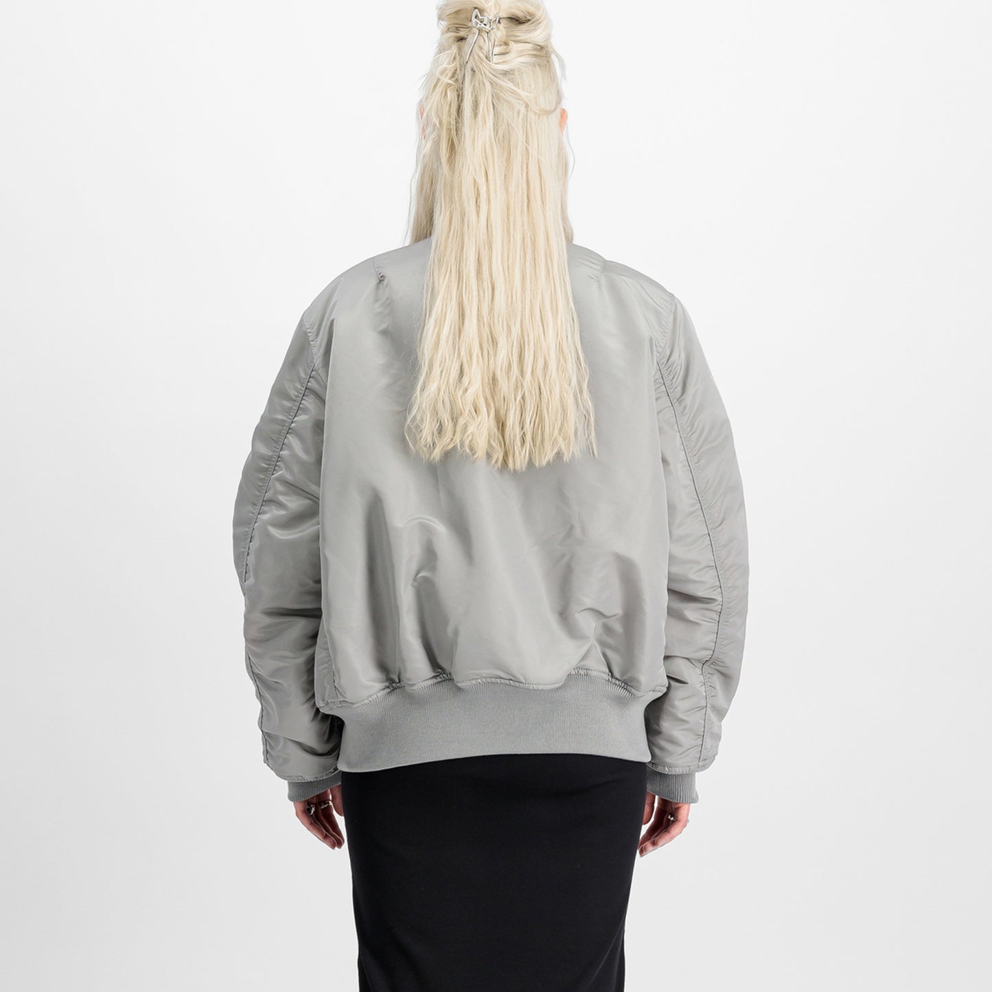 ALPHA IND. Bomberjacket, Fliegerjacke, limited edition (silber - vintage sand)