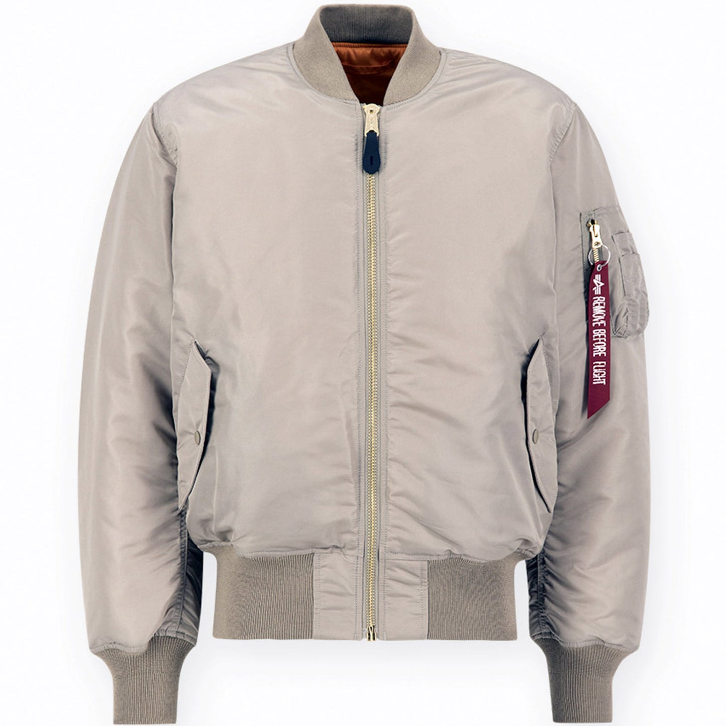 ALPHA IND. Bomberjacket, Fliegerjacke, limited edition (silber - vintage sand)