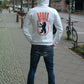 Kapuzen-Sweatshirt OST-BERLIN manufactured by HOOLYWOOD Siebdruck Made in Germany (weiss - white)