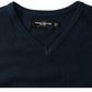 Pullunder Strickpullover ärmellos Russel since 1902 (black - schwarz)