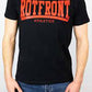 T-Shirt WEINROTFRONT kurzarm manufactured by HOOLYWOOD (schwarz - black)