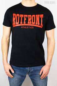 T-Shirt WEINROTFRONT kurzarm manufactured by HOOLYWOOD (schwarz - black)