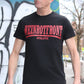 T-Shirt WEINROTFRONT kurzarm manufactured by HOOLYWOOD (schwarz - black)