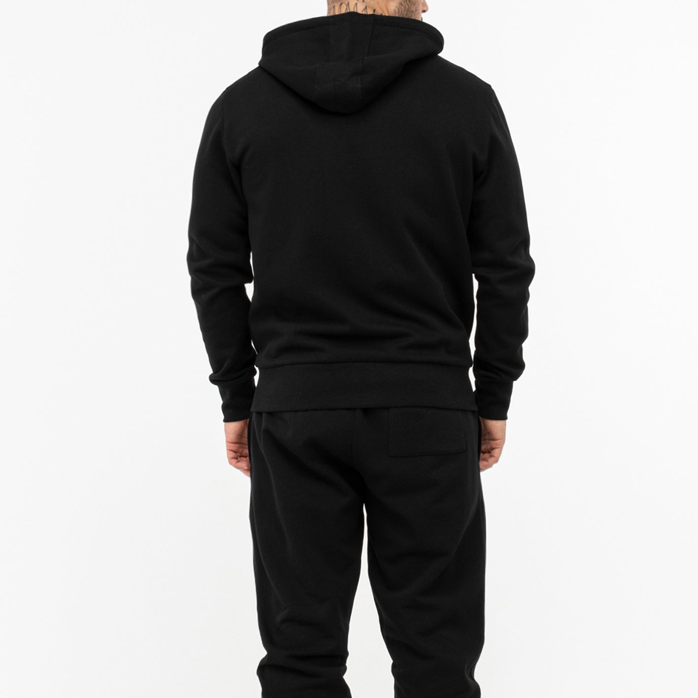 LONSDALE LONDON Trainingsjacke mit Kapuze, Hooded Tracksuit (rottingean black - schwarz)