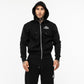 LONSDALE LONDON Trainingsjacke mit Kapuze, Hooded Tracksuit (rottingean black - schwarz)