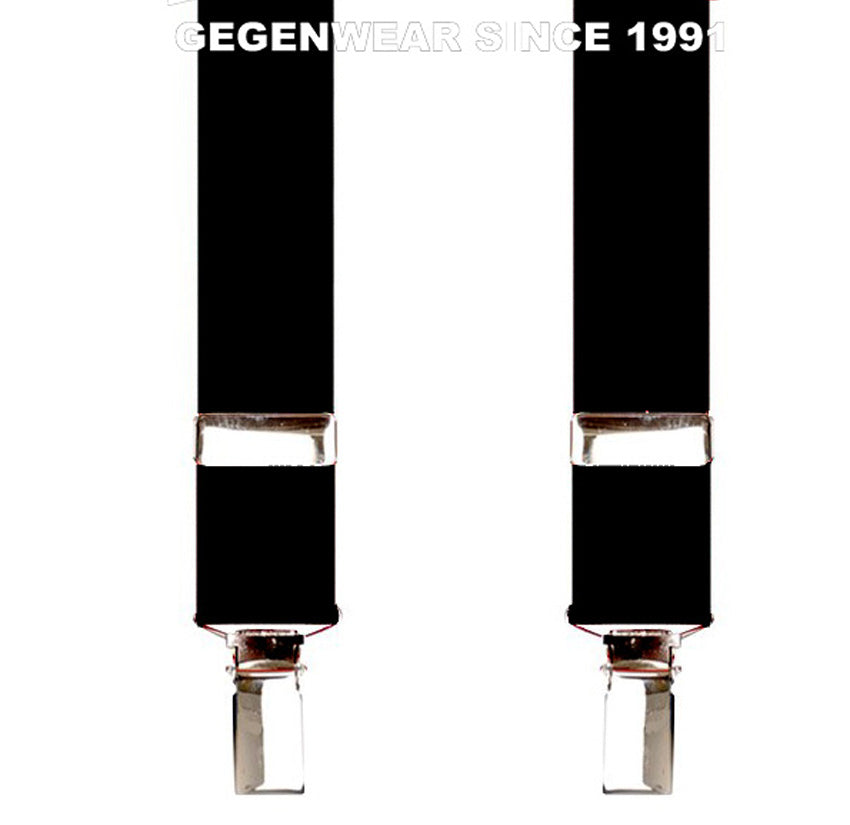 Hosenträger Brases klassisch british UK Mod and Skinhead Szene MADE IN GERMANY (black - schwarz)