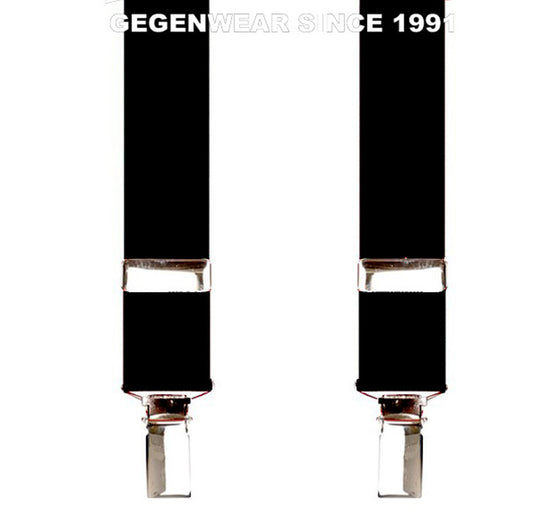 Hosenträger Brases klassisch british UK Mod and Skinhead Szene MADE IN GERMANY (black - schwarz)