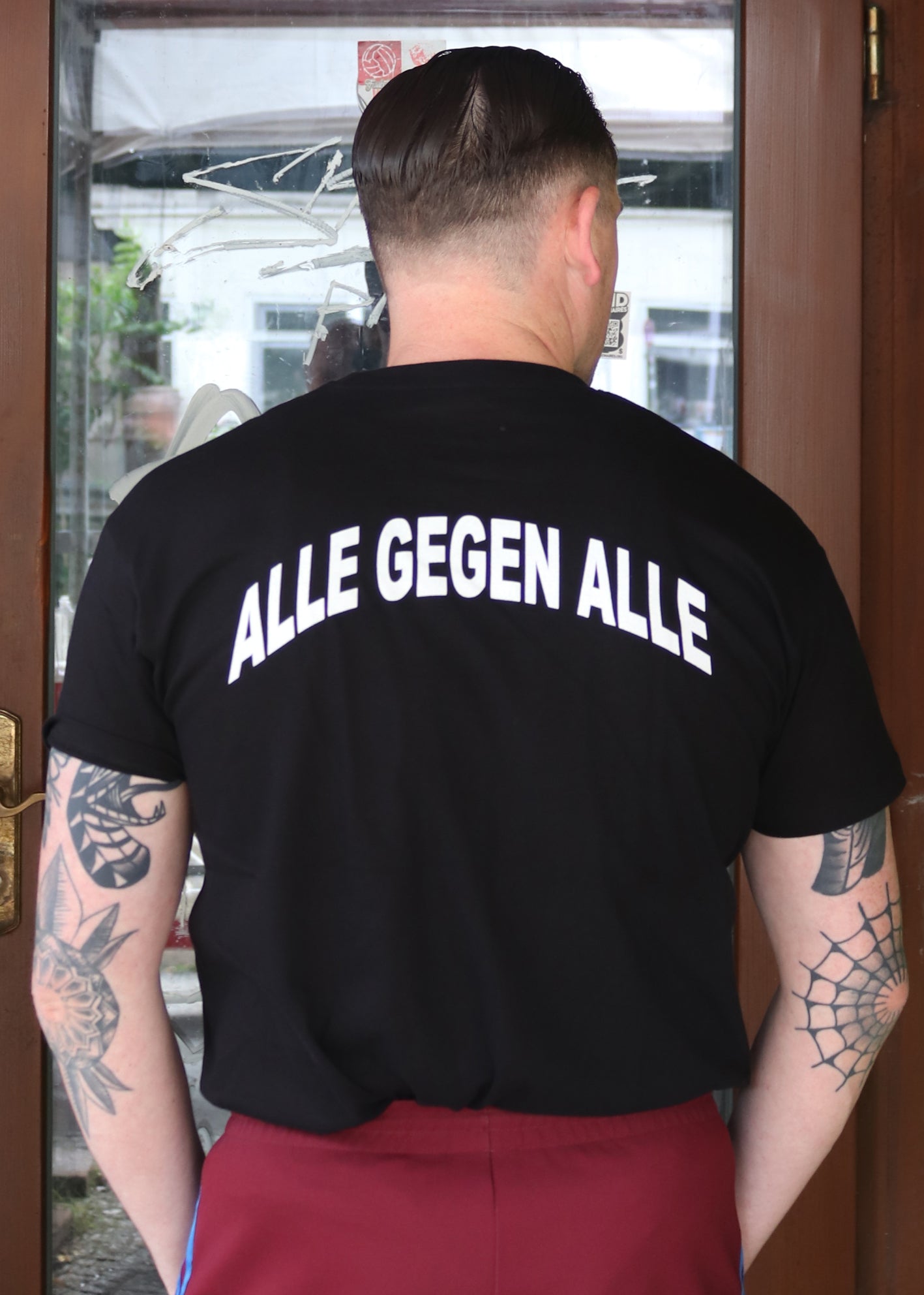 HOOLYWOOD – SPORT FREI - ALLE GEGEN ALLE T-Shirt, Nicki (schwarz - black)