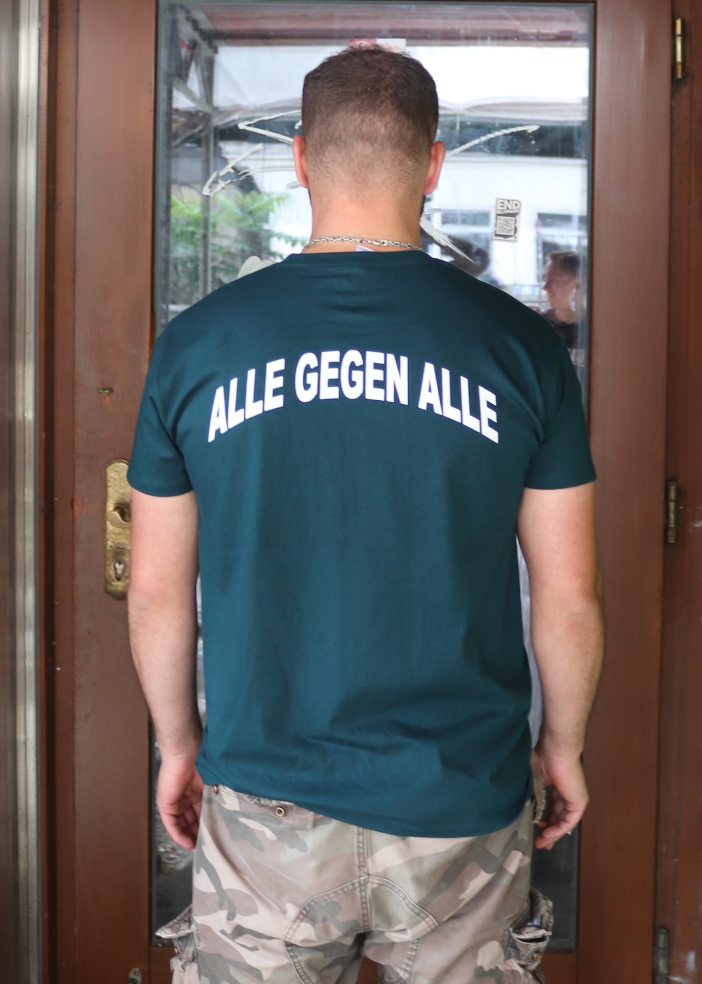 HOOLYWOOD – SPORT FREI - ALLE GEGEN ALLE T-Shirt, Nicki (petrol)