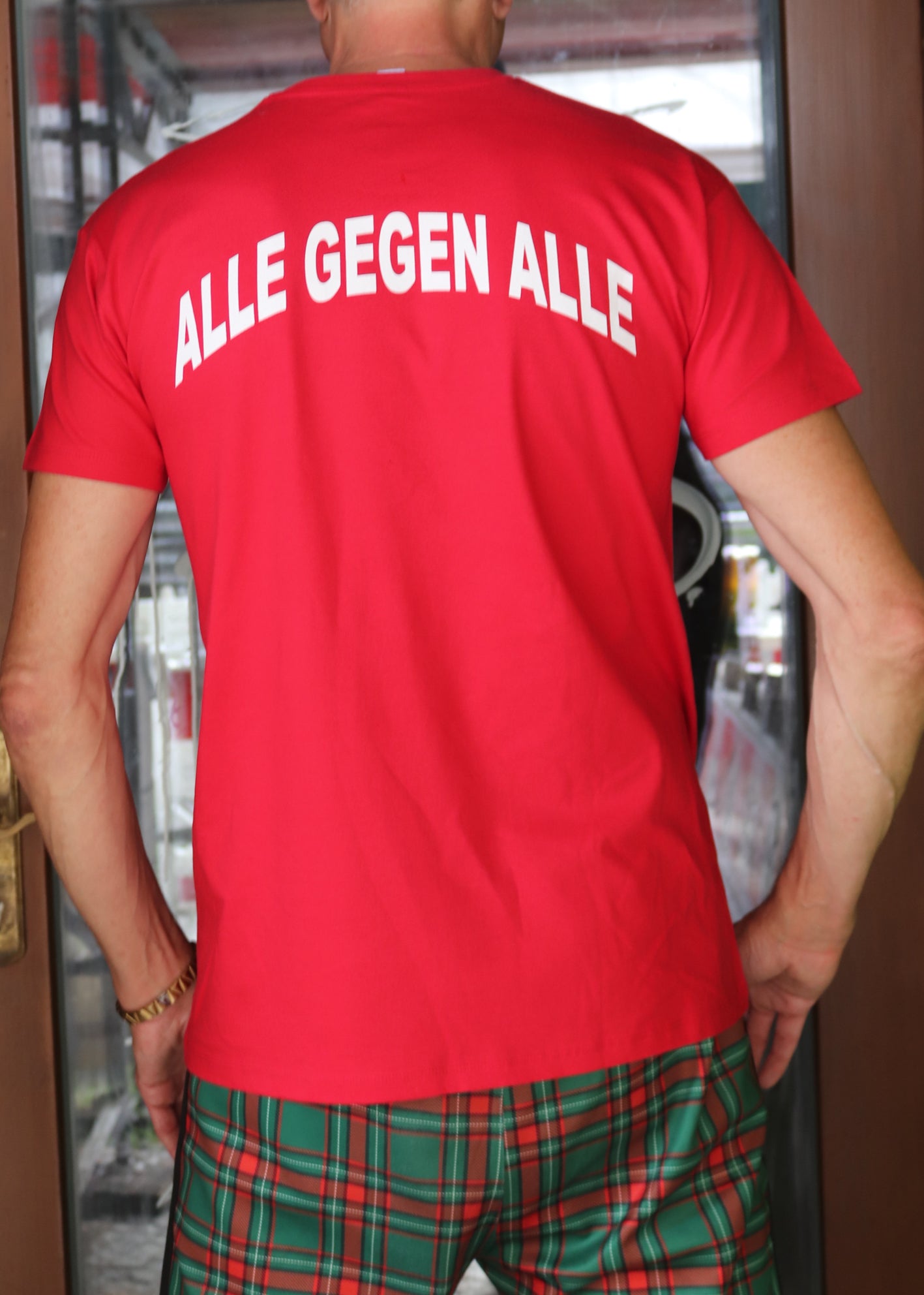 HOOLYWOOD – SPORT FREI - ALLE GEGEN ALLE T-Shirt, Nicki (rot - red)