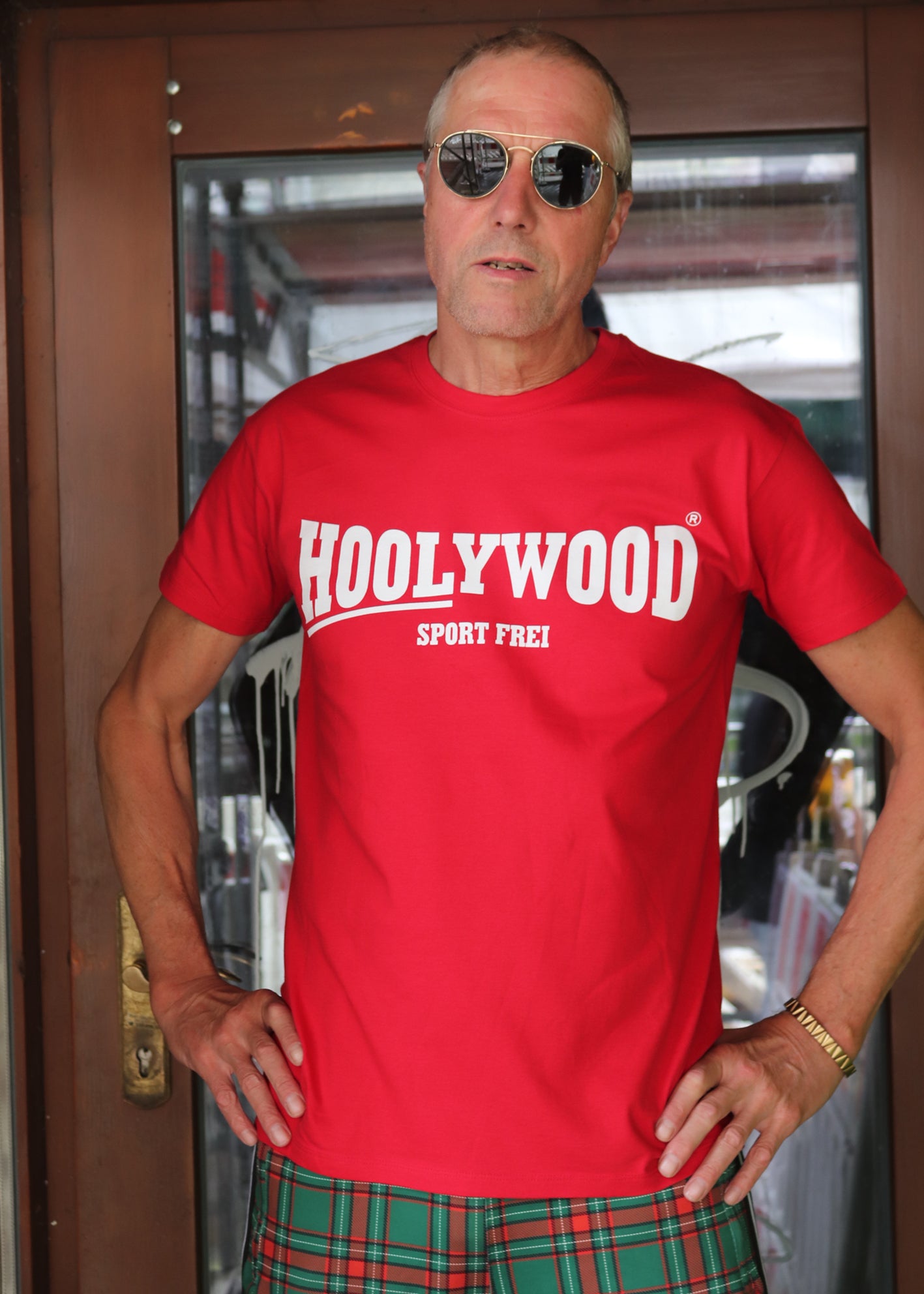 HOOLYWOOD – SPORT FREI - ALLE GEGEN ALLE T-Shirt, Nicki (rot - red)