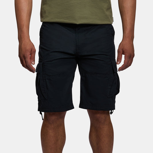 Kurze Hose - Cargo-Short aus 100 % Ripstop-Baumwolle Terrance (schwarz - black)