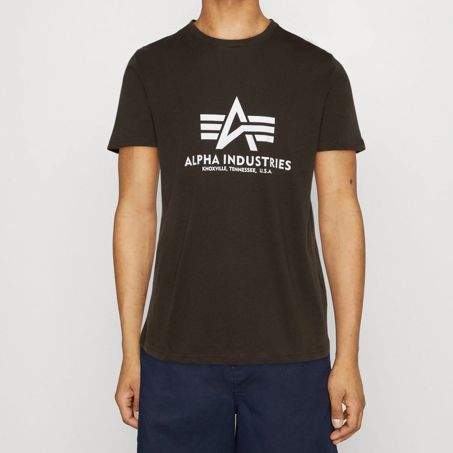 ALPHA INDUSTRIES Basic T-Shirt (bblack olive)