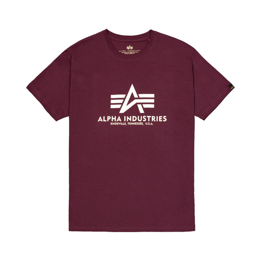 ALPHA INDUSTRIES Basic T-Shirt (deep maroon - dunkles weinrot)