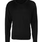Pullover mit spitzem Ausschnitt langarm V-Neck Knitted Sweater (black - schwarz)