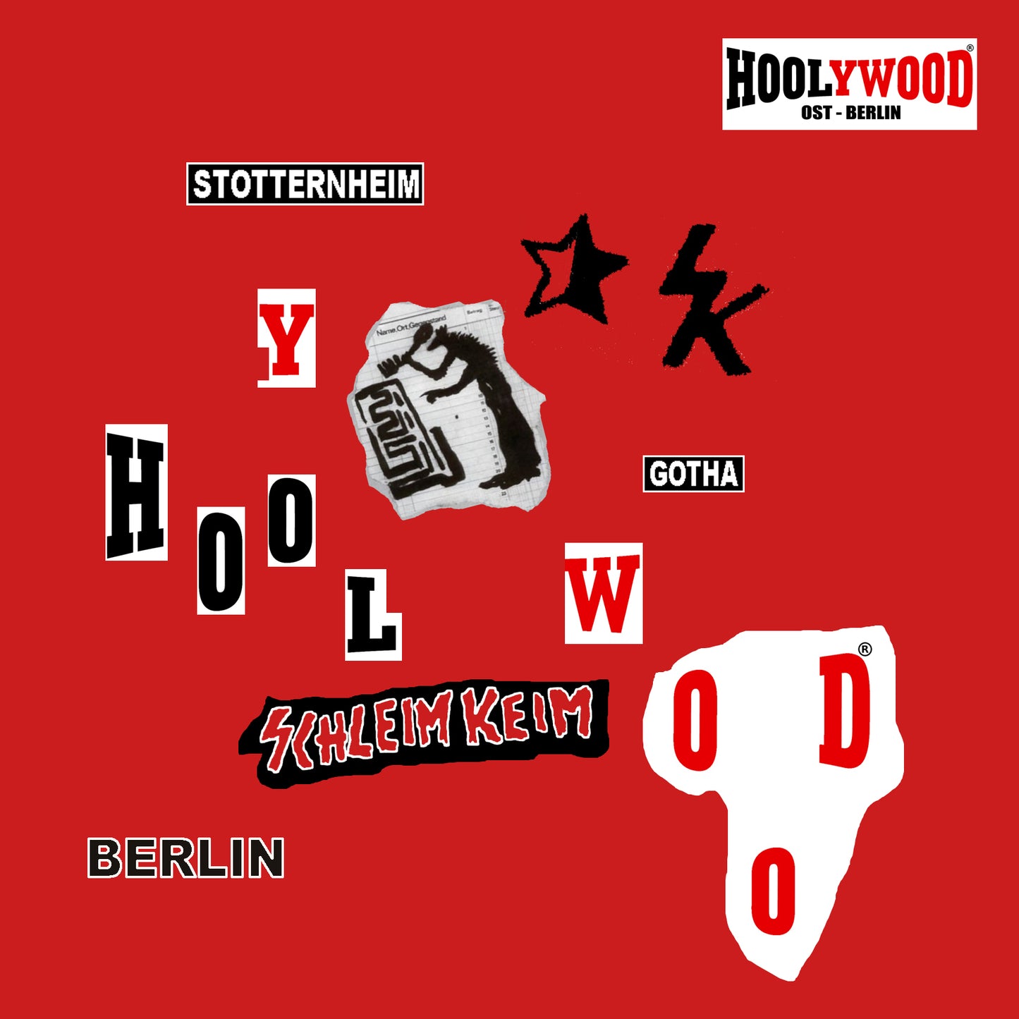 HOOLYWOOD Nicki TRIBUTTO - ein SCHLEIMKEIM T-Shirt in Kleinstauflage zum Gedenken und Erinnern an eine wichtige Band (schwarz - black)