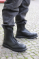 Preview: GRINDERS Unisex Leder 10 Loch Stahlkappe Sicherheits Militär Punk Stiefel - Leather 10 Eye Hole Steel Toe Cap Safety Military Punk Boots (schwarz/black)