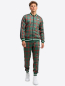 Preview: LONSDALE Trainingsanzug GENTLEMEN tracksuit EDGEWARE (gruen-rot - green-red)