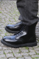 Preview: GRINDERS Cedric 8 Loch Derby Boots Stiefel mit Comando Sohle (schwarz - black)